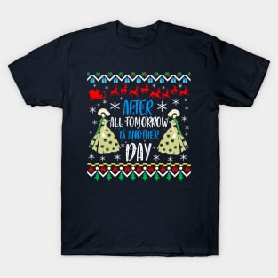 Gone With The Wind Ugly Christmas Sweater. After All Tomorrow Is Another Day. T-Shirt